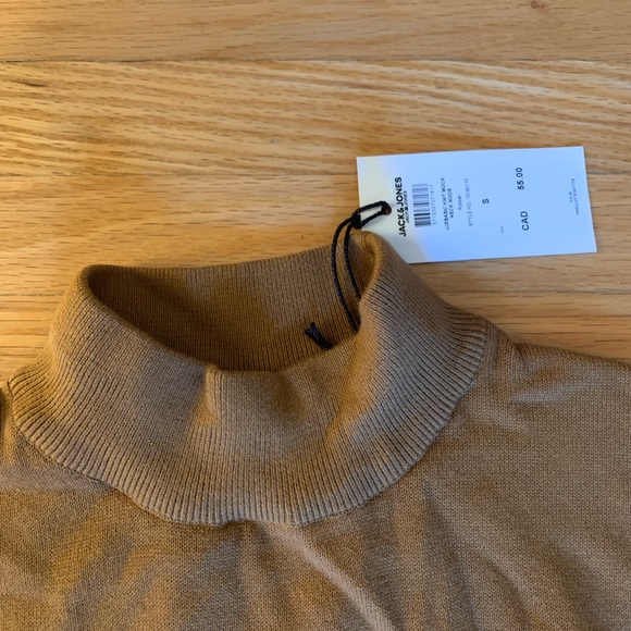 Mens Jack & Jones Mock-neck sweater - Picture 2 of 3